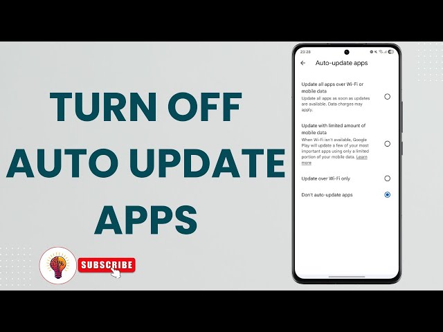 How to Turn Off Auto Update Apps on Android Phone | Stop Automatic Updates Apps?
