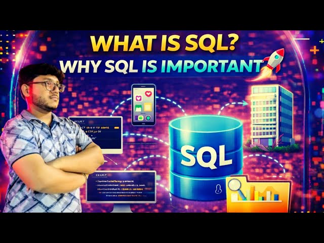 SQL Explained Simply🔥| Why SQL Is So Important#sql#database#datascience#dataanalyst#businessanalys