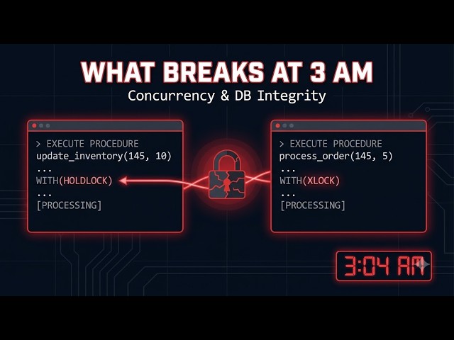 Concurrency & DB Integrity What Actually Breaks in Production #concurrency #databases #postgresql