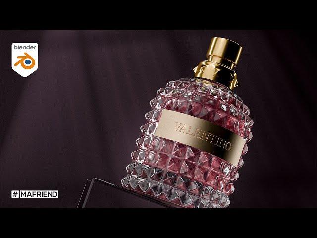 Perfume Bottle Product CGI in Blender 4.2. Full Beginner Tutorial