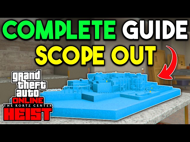 GTA Online Kortz Center Heist Scope Out Guide - ALL Points of Interest, Entry & Infiltration Points