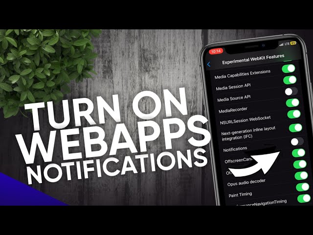 How to turn on Webkit Notifications | Enable WebApps Notifications on iPhone
