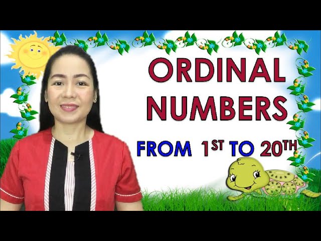 MATH 2 || QUARTER 1 WEEK 4 | MELC-BASED | THE ORDINAL NUMBERS FROM 1ST TO 20TH