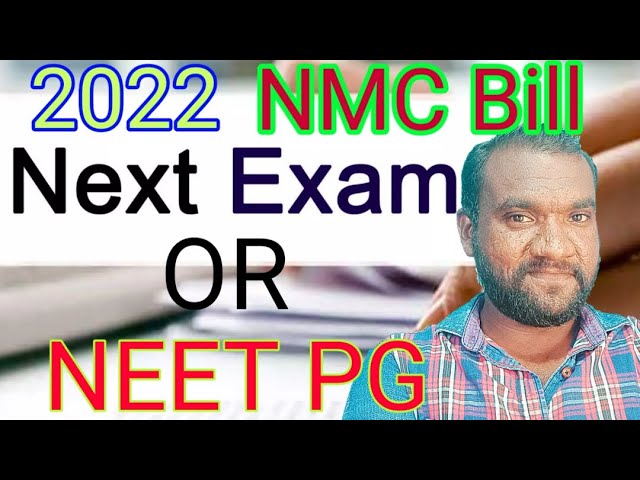 NEXT Exam|NMC Bill|MBBS Final year|2022|MCI|Details|Tamil|Thunuku mootai