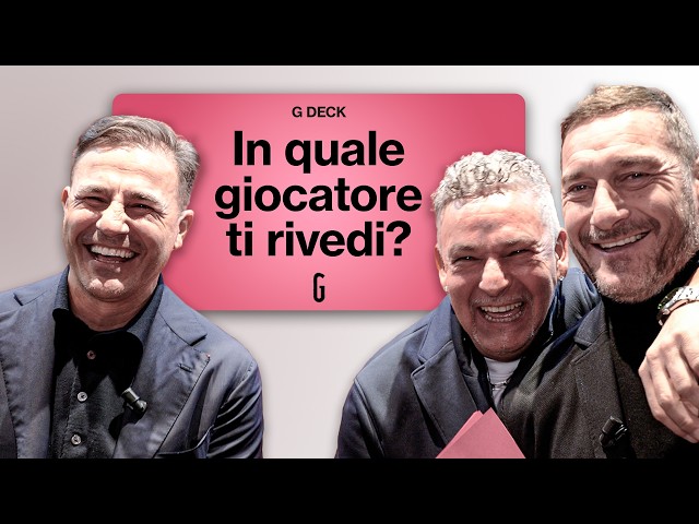 BAGGIO, CANNAVARO, and TOTTI: "There was more love in our football." | G Deck