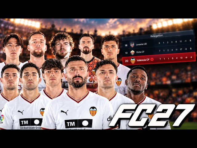 FC 27 Valencia Career Mode - The RELEGATION BATTLE Begins!
