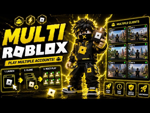 [NEW] MULTI ROBLOX SO EASY! How to Run Multiple Roblox Accounts at Once | Roblox Multi Instance