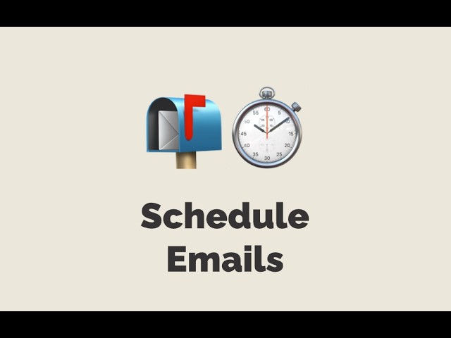 Episode #569 - Schedule Emails | Preview