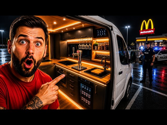 THIS CAMPERVAN KITCHEN HAS A SECRET FEATURE