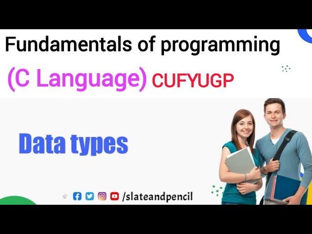 Fundamentals of programming C languageDatatype|Malayalam Tutorial