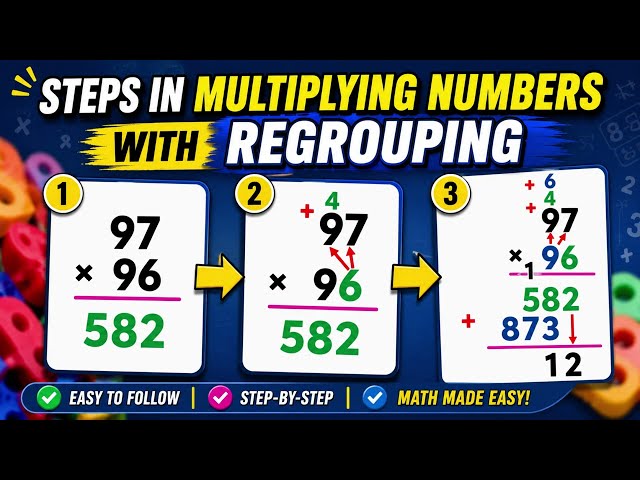 How to multiply numbers with Regrouping ?