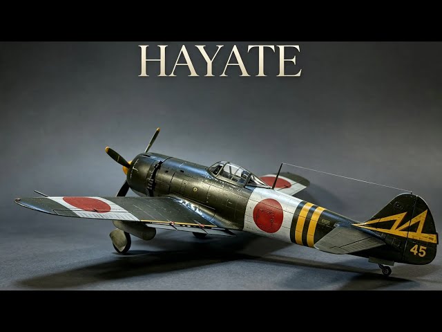 Nakajima Ki-84 Hayate 1/32 Scale HASEGAWA Model Build | Painting, Decals, Rivets & Weathering
