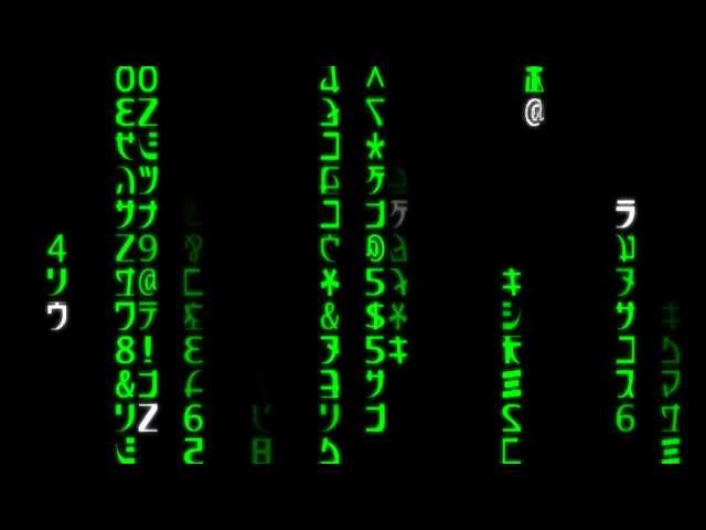 Matrix Raining Code Animation