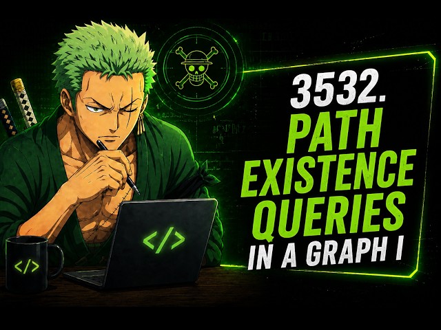 🚀 LeetCode 3532 | Path Existence Queries in a Graph I | Live Coding Solution | DSU (Union-Find)