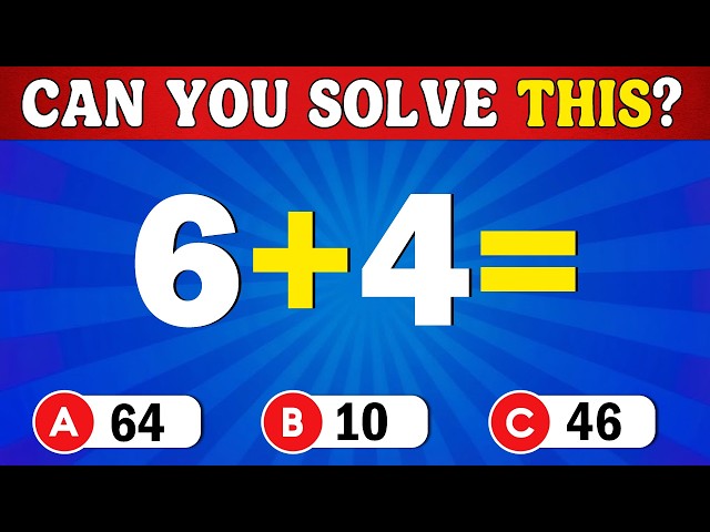 Can You Pass This Maths Quiz? | Ultimate Math Quiz Challenge! ➗🤓✖️