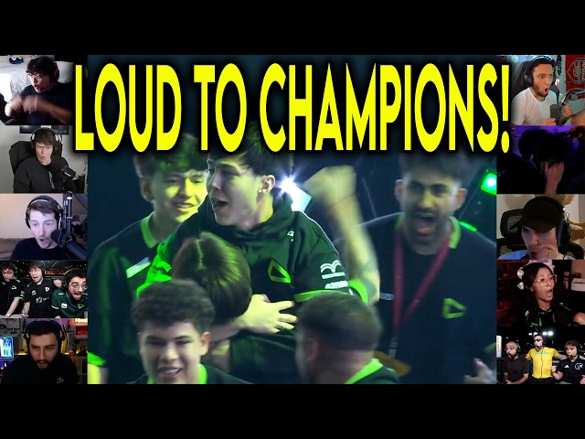 Valorant Streamers React To LOUD Qualifying For Champions Shanghai After Beating NRG In VCT