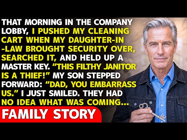 “Just A Filthy Janitor And A Thief,” My Daughter-In-Law Sneered—Until I Entered The Boardroom As CEO