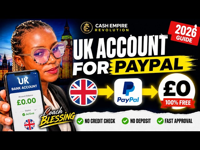 FREE UK/US Bank Account Best for PayPal (2026 Guide)