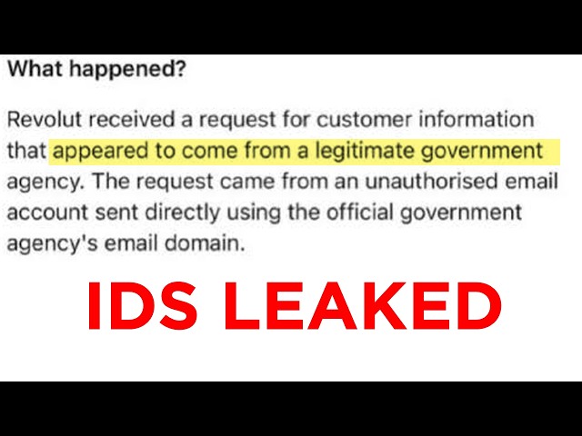 The revolut data "breach" is crazy