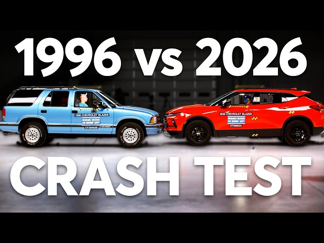 1996 vs. 2026 Chevrolet Blazer IIHS Crash Test: The Difference Is Shocking | Consumer Reports