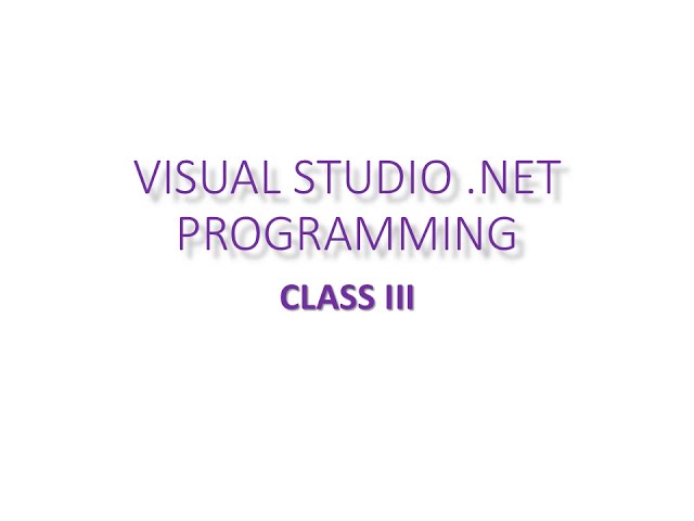 Class 3 |Loops in Visual Studio.NET(C#)  | Malayalam Tutorials