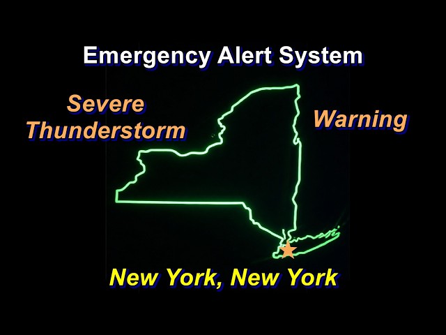 Severe T-Storm Warning EAS in New York City