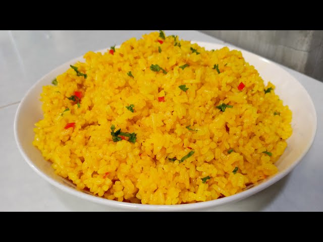 HOW TO MAKE JAVA RICE AT HOME/RESTAURANT STYLE RECIPE