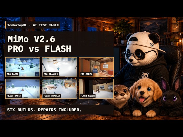 MiMo V2.6 Pro vs Flash: Which Builds Better Games? | 3 Challenges
