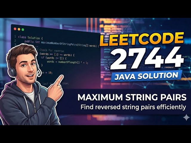 Leetcode 2744 solution using java #leetcode  #java #leetcodecoding #coding #programming 