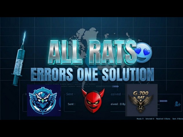 ALL RATS ERROR FIX  - CRAXSRAT, EAGLESPY, G700, SPYNOTE  - JAVA FOR ALL RATS
