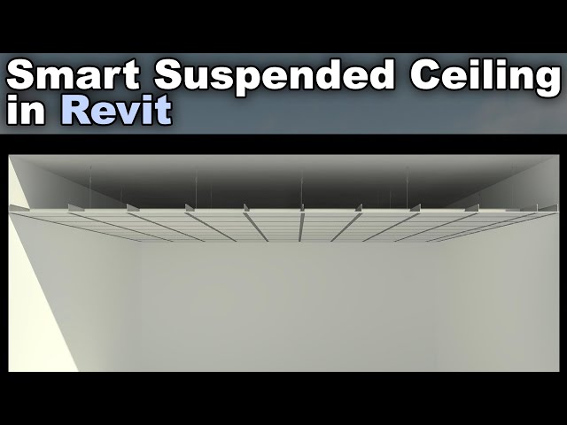 Ceiling in Revit Tutorial [Smart Suspended Ceiling]