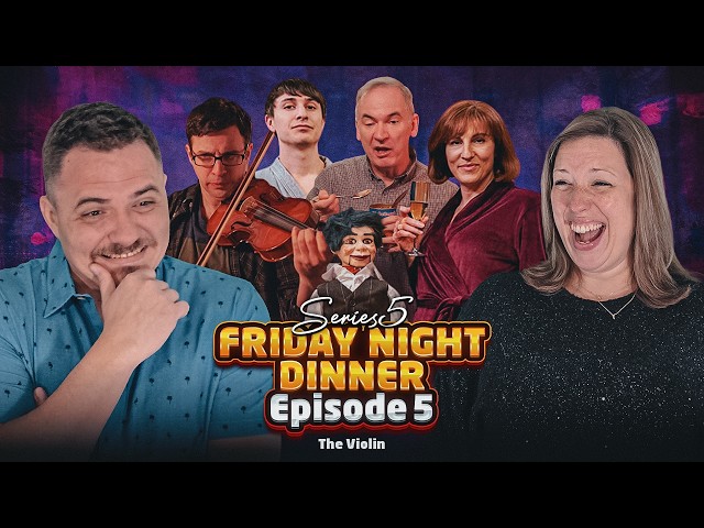 Adam is Forced to Play The Violin! 🤣 Americans React to Friday Night Dinner S5E5