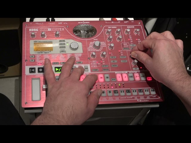 KORG Electribe ESX-1* LIVE* Minimal Dub Techno Session