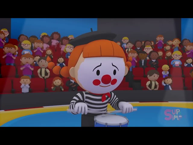 Super Simple Songs The Clown Car is Covered in Pie Intro Logo Effects Sponsored By Klasky Csupo 2001