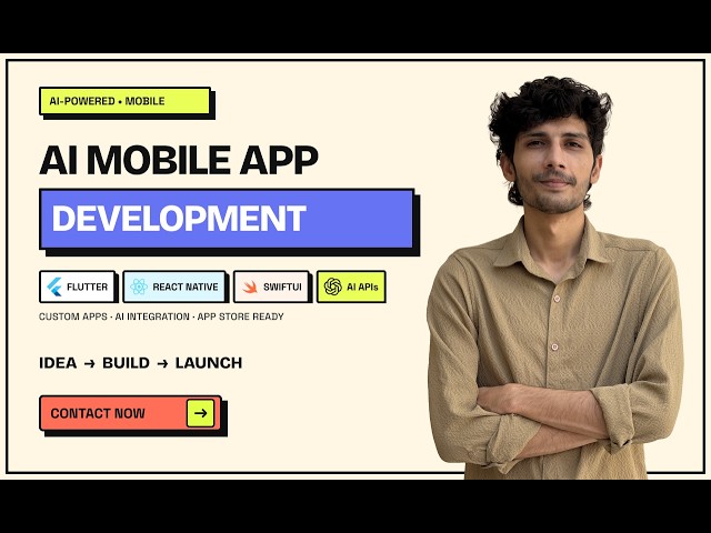 Muhammad Usama | AI Mobile App Developer — Flutter, React Native, iOS & Android