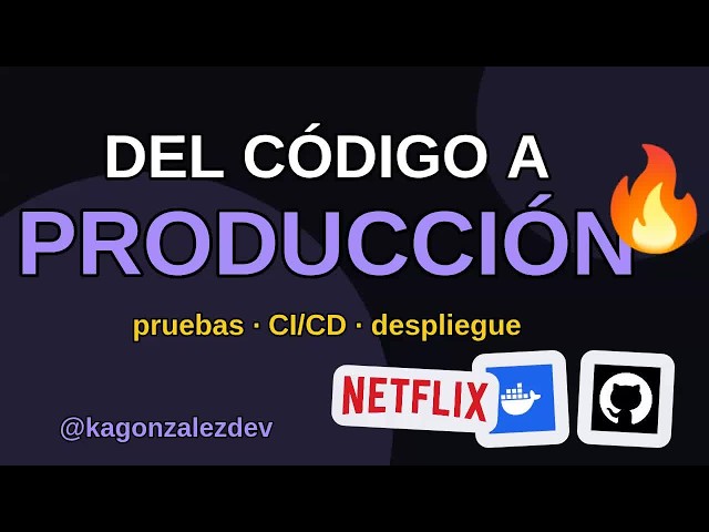 Tu código no vale NADA hasta producción 🔥 (CI/CD explicado de verdad)