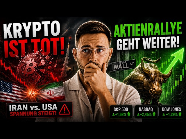 KRYPTO IST TOT! 🚨 US MÄRKTE MIT NEUEN ATH! 😳 NEUE ANGRIFFE IM IRAN?