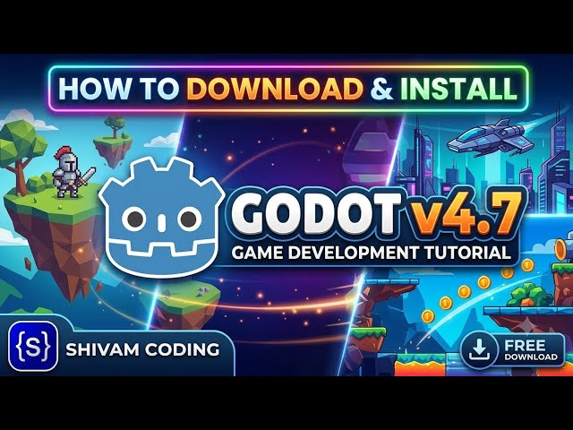 How to download Godot Game Engine | Godot v4.7 tutorial | #godottutorial 