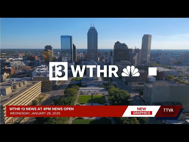 Noticias de WTHR 13 a las 4 p. m. (Inicio) - 28/01/2026 (Debut del nuevo look de Tegna)