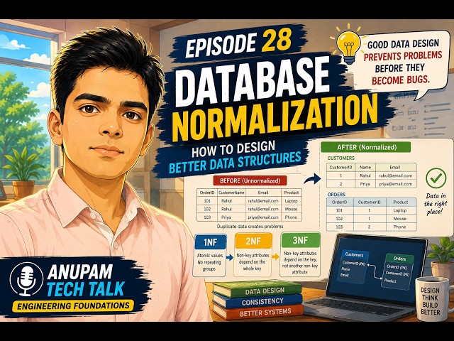 Day 28 - Database Normalization Explained — How to Design Better Data Structures