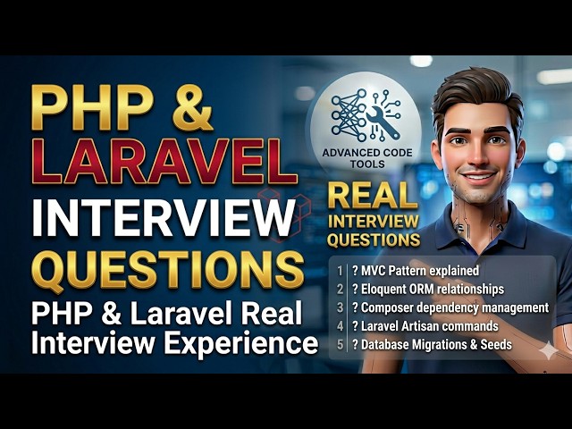 Top PHP & Laravel Interview Questions Asked in Real Interviews | My Experience