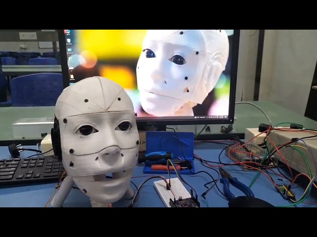 InMoov Robot Head Test Run 🚀 | AI in Action!