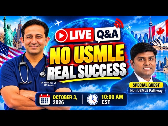How to Get a Job With NO USMLE? Real Success Story + Live Q&A