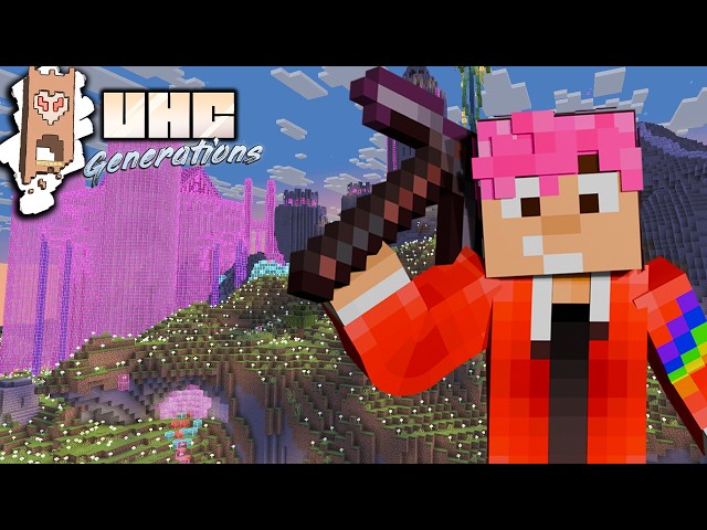 Building a Giant Castle in Minecraft - UHC Generations
