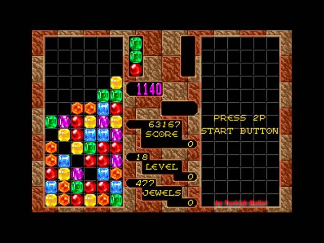 Columns (Sega Mega Drive / Genesis) - (Longplay - Arcade Mode | Hard Difficulty)