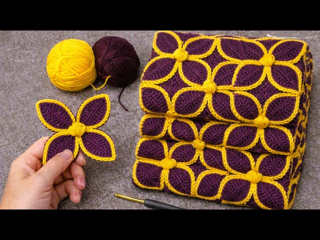 A stunning crochet piece with a captivating look—something you’ll be seeing for the very first time.