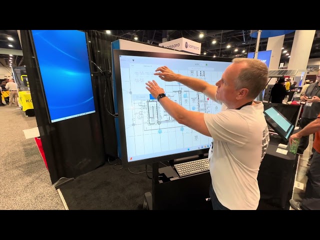 Volanti Plan Review Table with SmartUse Software at World of Concrete 2023