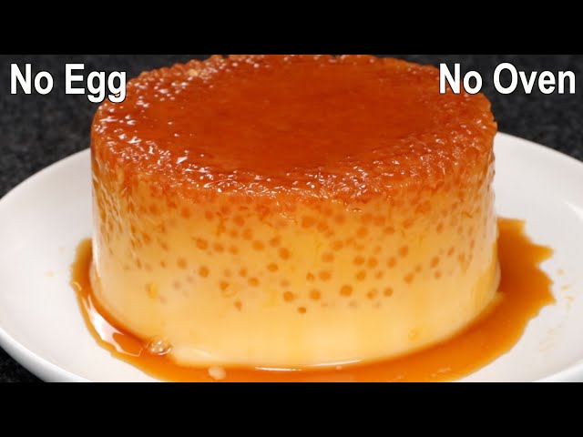 Caramel Sago Pudding Recipe | How to make Eggless Caramel Pudding