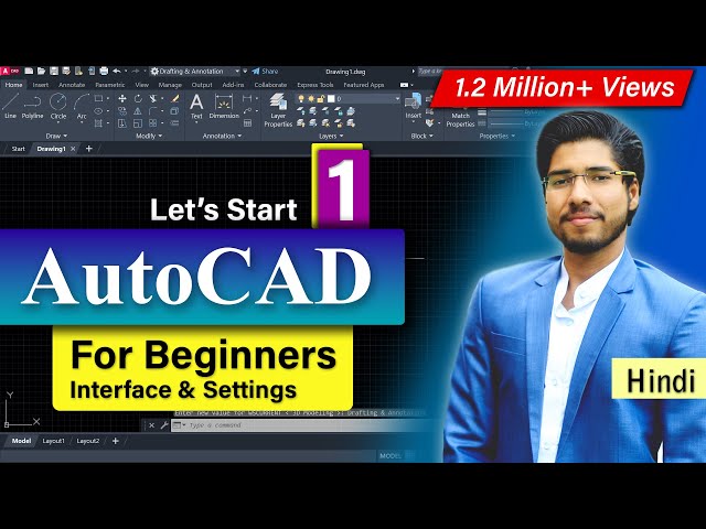 AutoCAD Basics for Beginners in Hindi | Mechanical & Civil Engineering