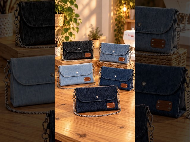 You Won’t Believe This Bag Was Made From Just One Jeans Leg! 👖😍